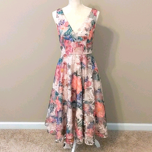 Eliza J Dresses & Skirts - NWT Women's Eliza J. Floral Midi Dress Size 8 …